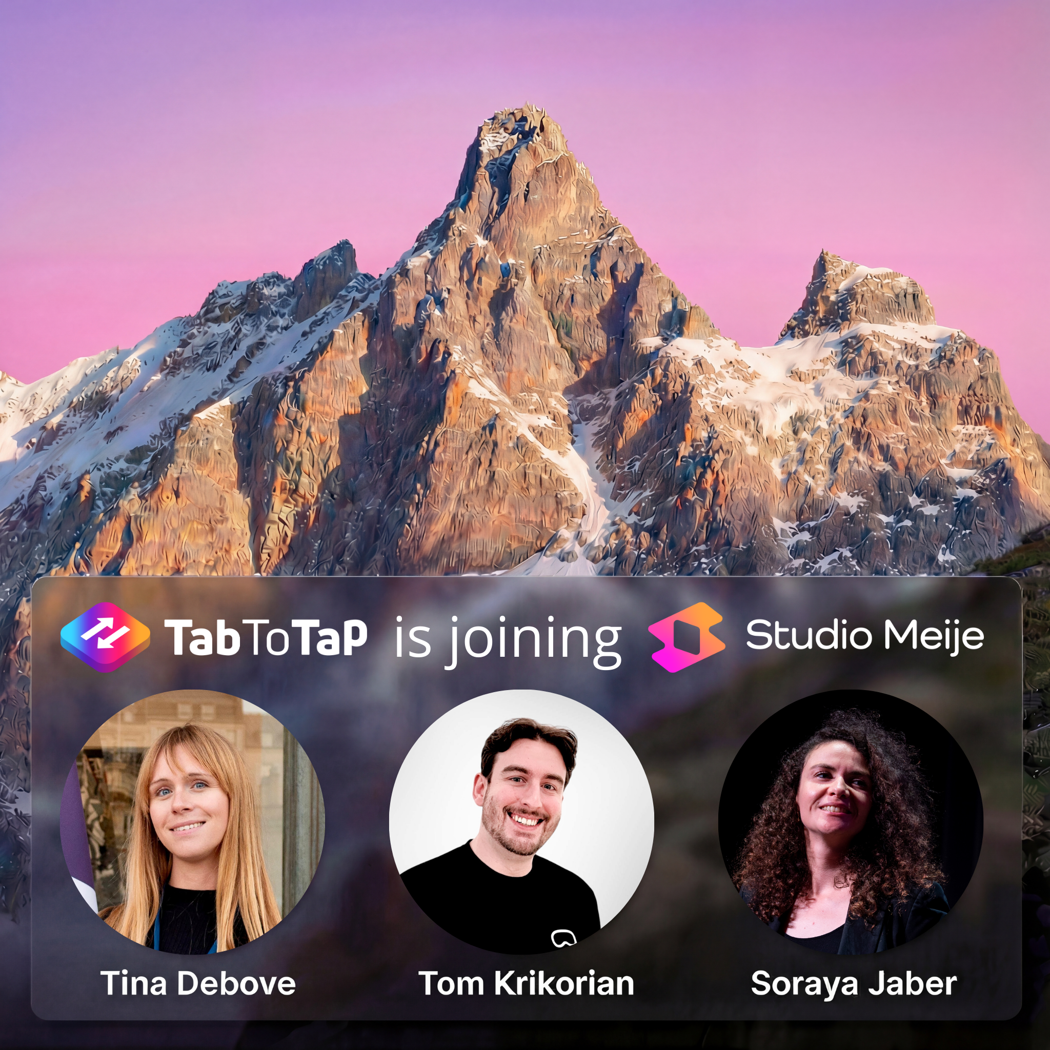Tab To Tap Is Joining Studio Meije!