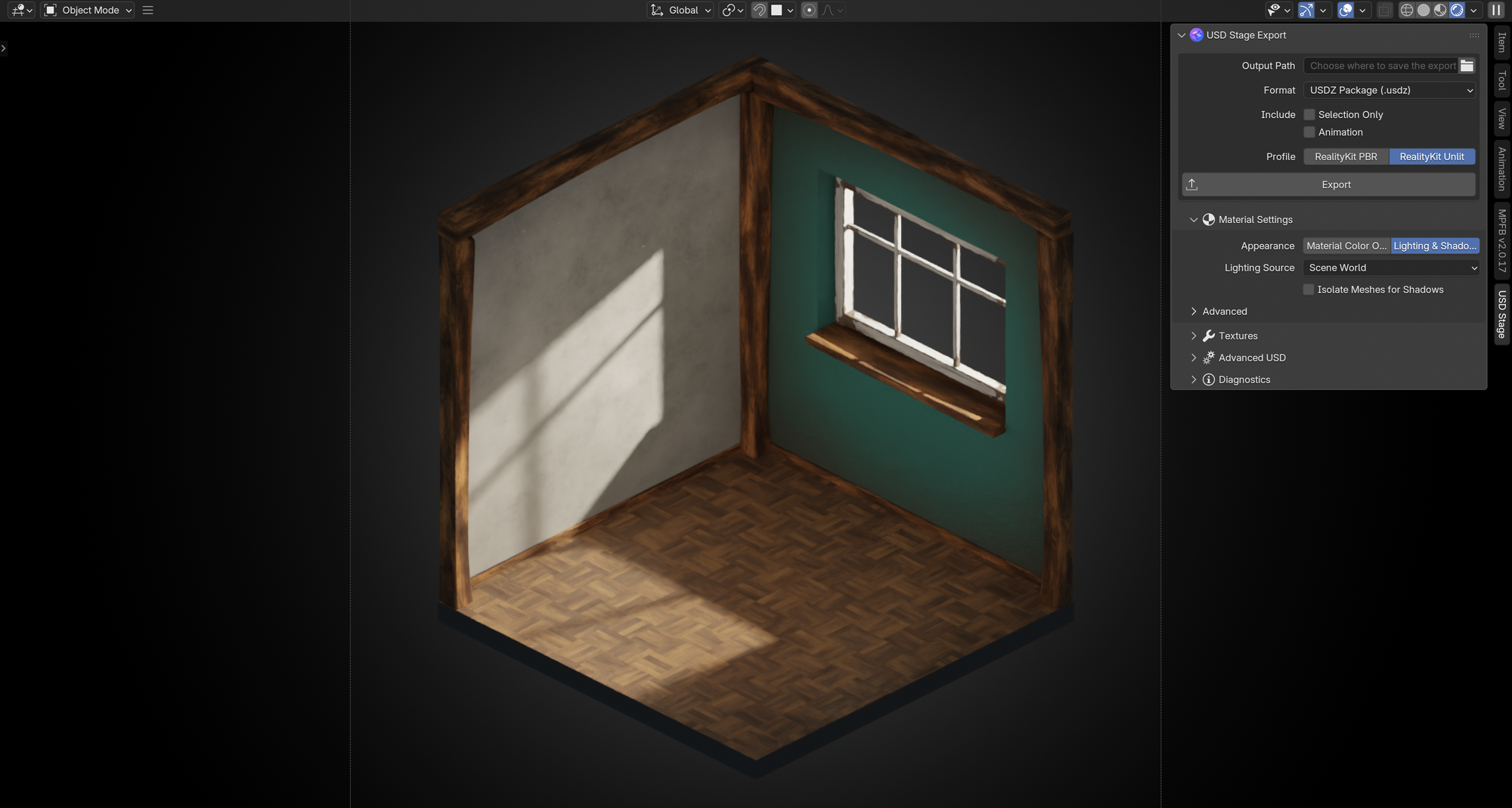 Introducing USD Stage for Blender