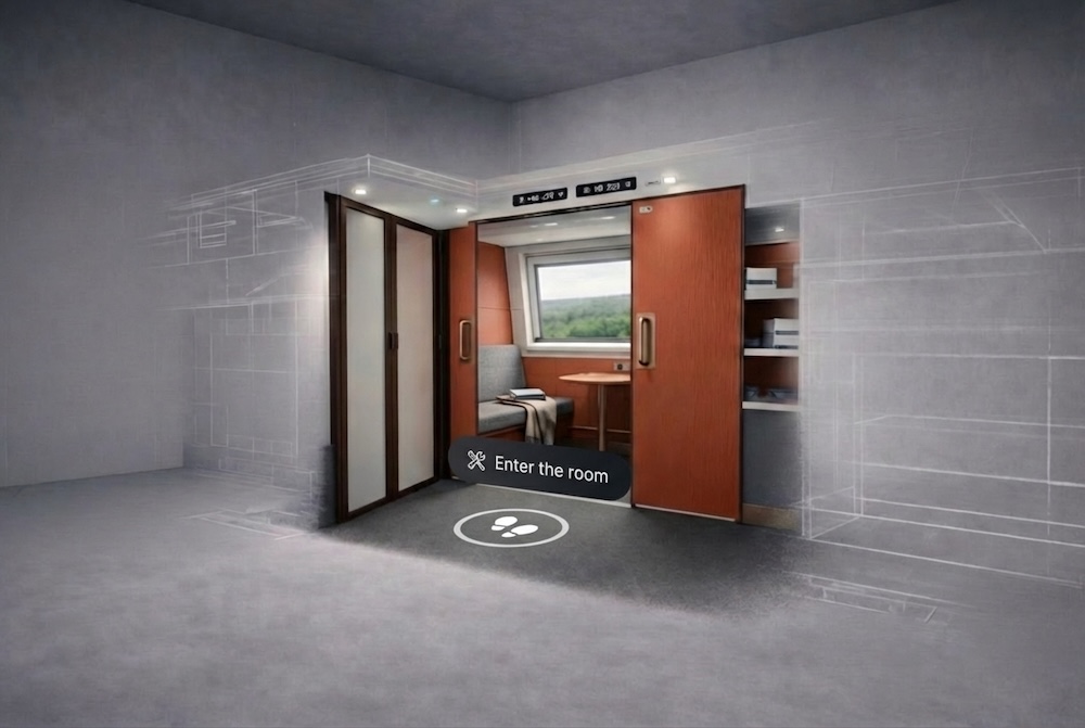 Immersive training scenario built from real procedures and equipment