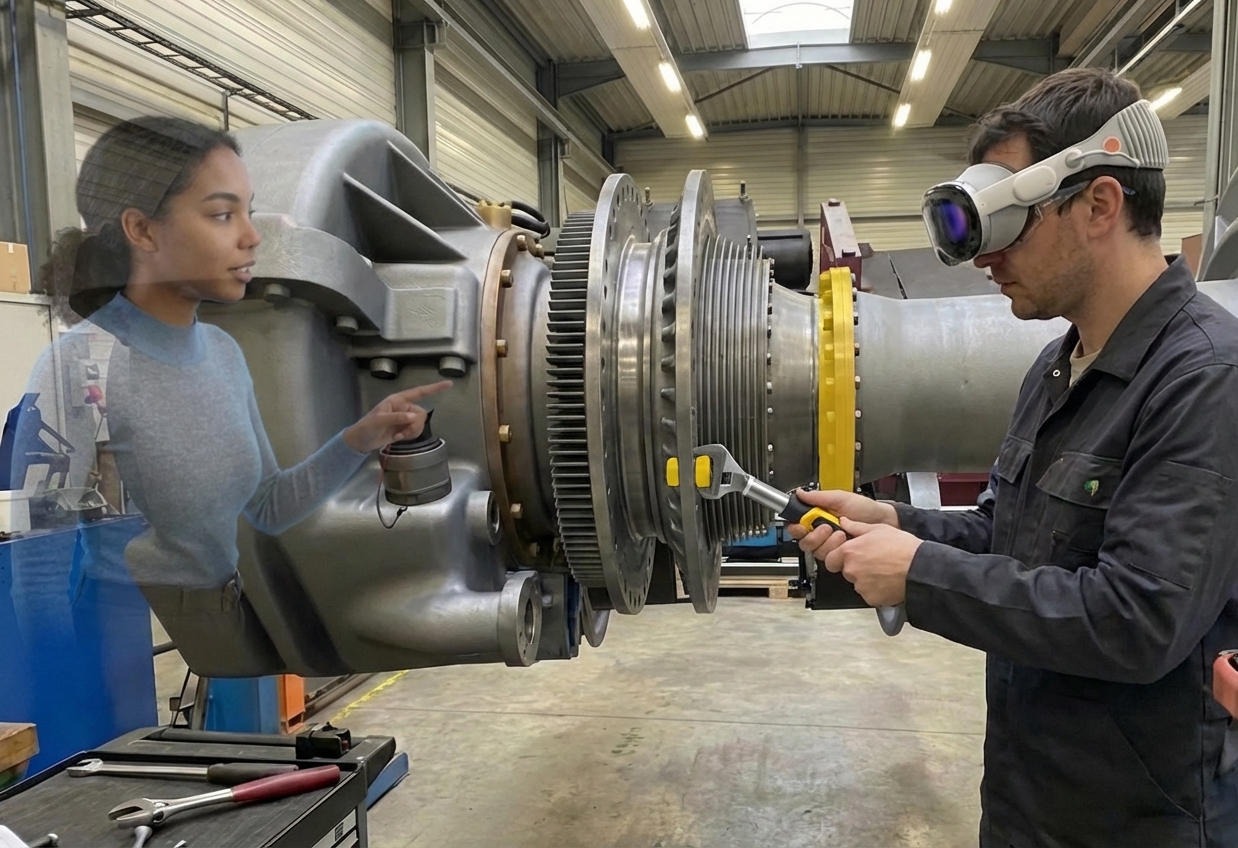 Immersive real-time 3D training visual