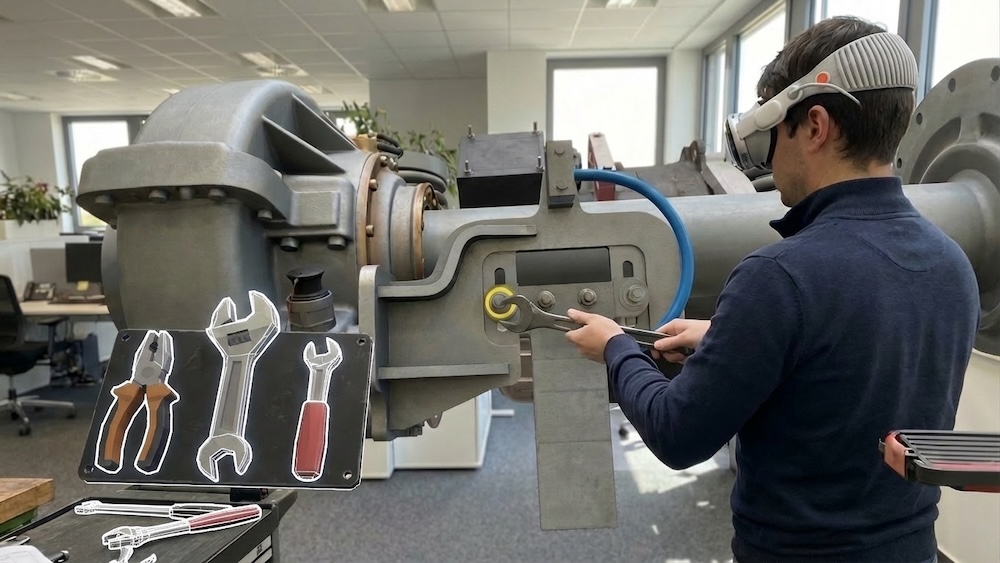 Training Viewer session on Apple Vision Pro