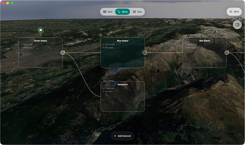 Map Composer Mac authoring workspace for spatial briefing preparation