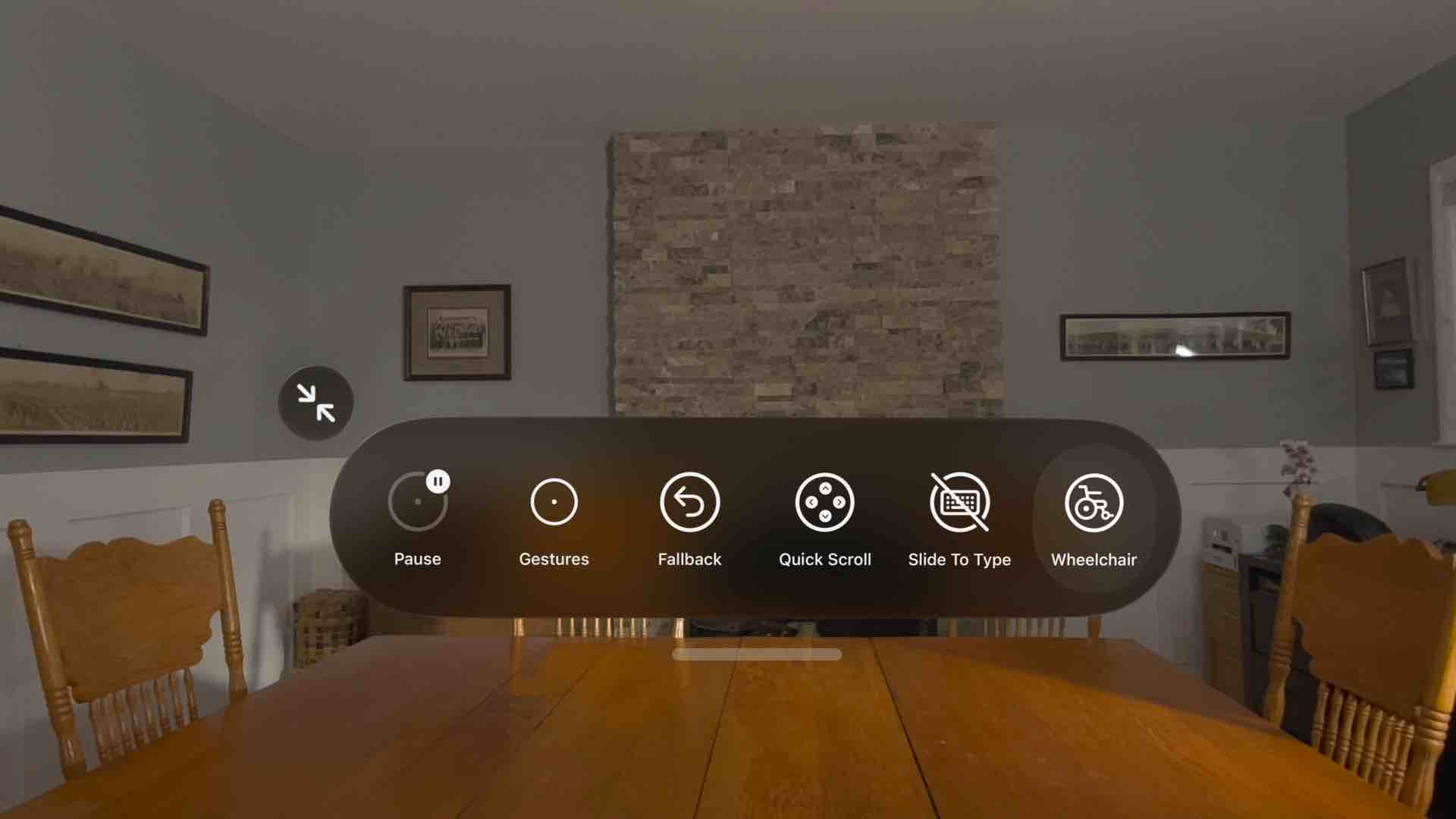 Wheelchair control on Apple Vision Pro from Apple accessibility updates