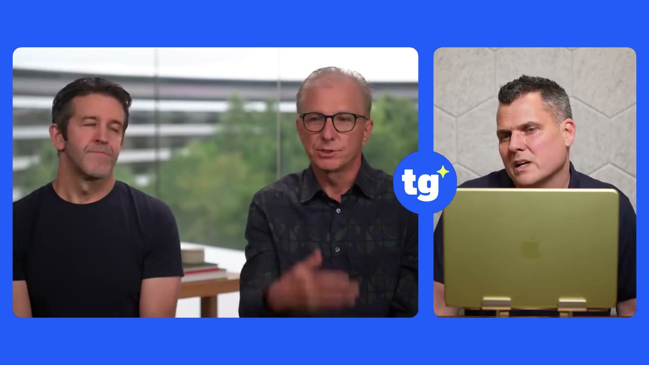 Apple executives discussing future digital and physical experiences